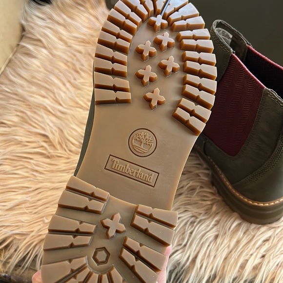 timberland booties COURMAYEUR VALLEY CHELSEA BOOTS green new - Picture 8 of 15